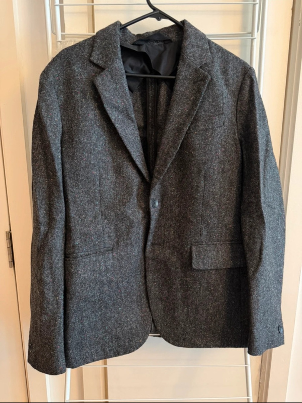 rag & bone Charcoal Gray Wool-Blend Blazer